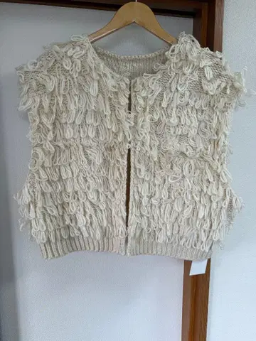 착용 사진 있음! 택 포함 새상품 Ungrid 루프얀 니트 베스트