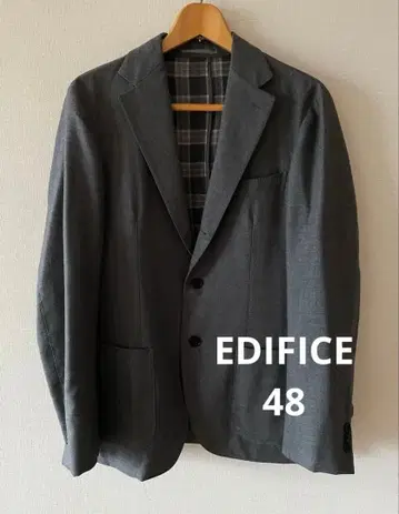 에디피스 테일러드 자켓 48 그레이 어깨 패드 없음 일본제