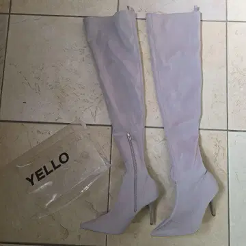 yello 롱/니하이 부츠 그레이 거의 미사용 즉일 배송