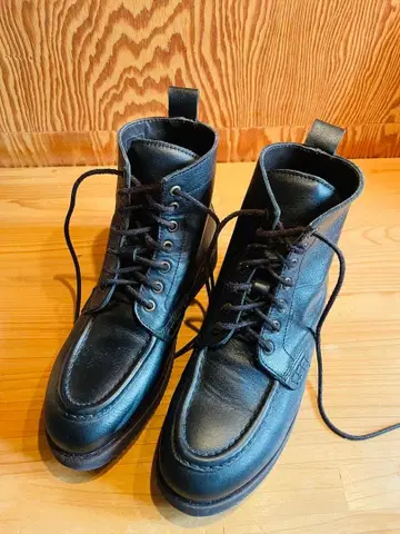 ARMEN 소가죽 블랙 여성용 숏부츠 24cm