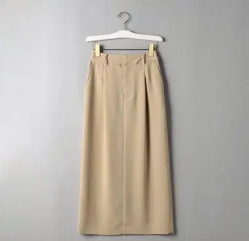 BY 턱 타이트 롱 스커트 -워셔블-