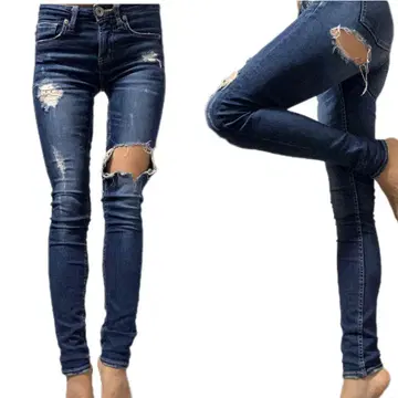 GYDA 데미지 데님 스키니 데님 FitMeDenim 제이다