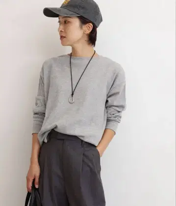 미개봉 새상품 저널 스탠다드 와플 롱 슬리브 T셔츠 그레이