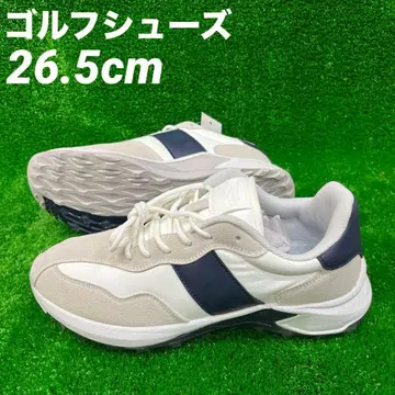 [새상품] 골프화 스파이크리스 26.5cm 메가 MG-2401 네이비