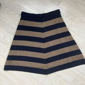 NEW YORKER 스트라이프 플레어 스커트 L 사이즈