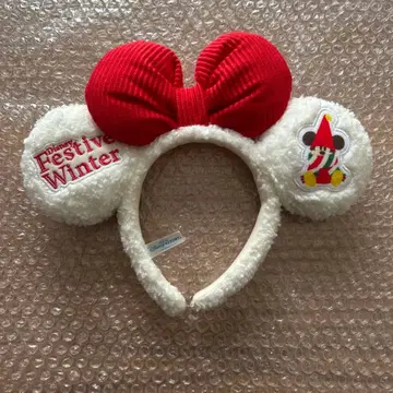 디즈니 머리띠 보아 화이트 릴린린 크리스마스