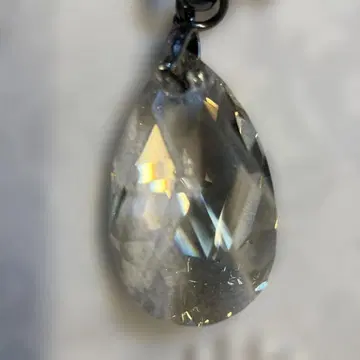 스와로브스키 크리스탈 참 블랙 메탈