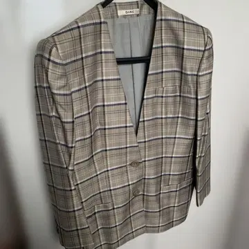 새상품급 DAKS 체크 무늬 테일러드 자켓 빈티지 쇼와 레트로