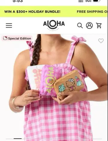 AlohaCollection HelloKitty MiniPouch Set