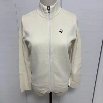 TaylorMade 테일러메이드 아이보리 집업 스웨터 사이즈 M