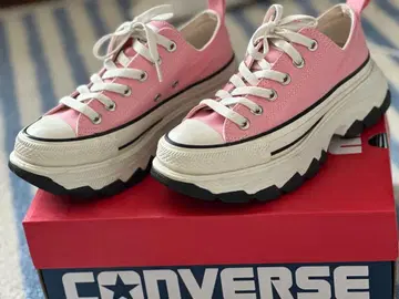 CONVERSE 올스타 리액트 핑크 통굽 스니커즈