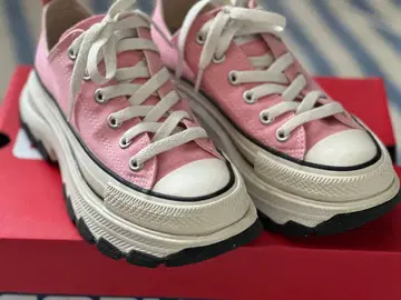 CONVERSE 올스타 리액트 핑크 통굽 스니커즈