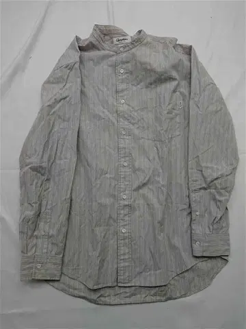 짐플렉스 밴드 카라 셔츠 스트라이프 남성용 M