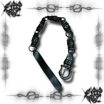 Diavlo Piercing Star Charm Chain Belt