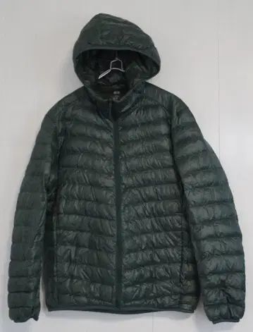 유니클로 울트라 라이트 다운 자켓 그린 M