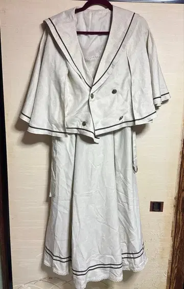 세일러 카라 화이트 셋업