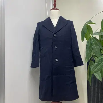 긴자 영국옥 빈티지 울 코트 네임 부착 B18