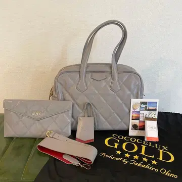 COCOCELUX GOLD 숄더백 그레이