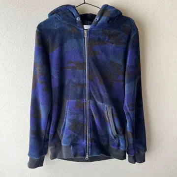 Rings 카모 패턴 플리스 후드티 남성용 L 사이즈