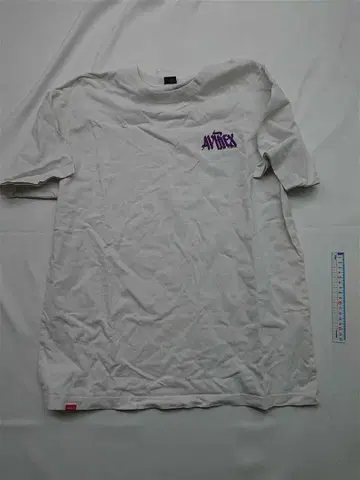 아비렉스 그래픽 프린트 T셔츠 화이트 계열 L 사이즈 남성용