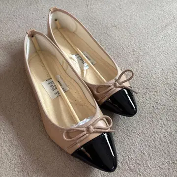 발레 슈즈 베이지/블랙 베이지 24.0~24.5cm