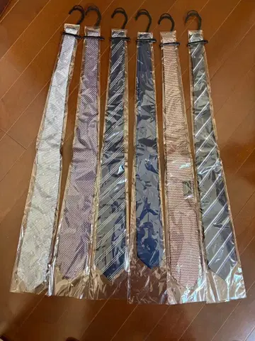 포멀 넥타이 6개 세트 스트라이프 도트