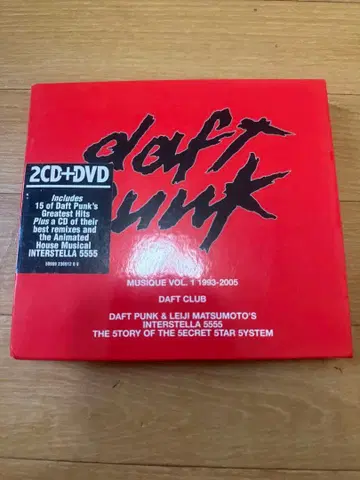 Daft Punk 2CD+DVD MusiqueVol.1 1993-2005