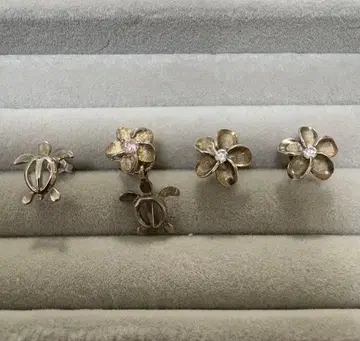 실버 925 하와이안 주얼리 세트 귀걸이