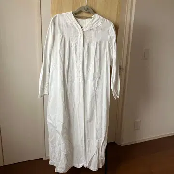 유럽 빈티지 코튼 롱 원피스