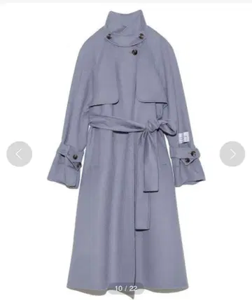 snidel 우로코 캐시미어 스탠드 카라 코트