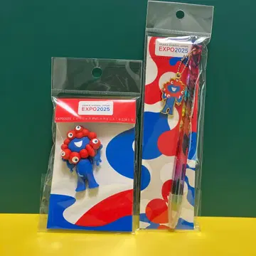 EXPO2025 레인보우 볼펜 미야쿠미야쿠 마그넷 반입체 전신