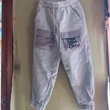 RUFF LOG 그레이 캐주얼 팬츠