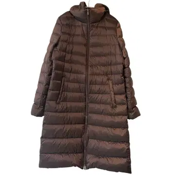 [컨디션 최상] UNIQLO 울트라 라이트 다운 롱 코트 다크 브라운 M