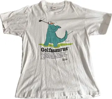 80s 구제 의류 saurus 티셔츠
