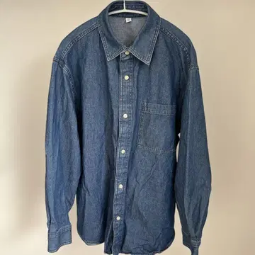 데님 셔츠 오버 사이즈
