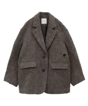 CLANE MIX SHAGGY OVER TAILORED JACKET