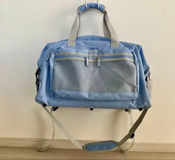 LOVETOXIC 라이트 블루 보스턴 백