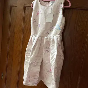 아베닐 에투알 작은 새 패턴 원피스