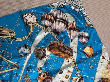 마니푸리 manipuri 스카프 기구 블루