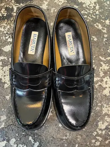 새상품급 HARUTA 로퍼 블랙 24.5cm