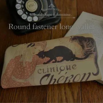 HIRAMEKI 라운드 지퍼 장지갑 히라메키 박스 포함