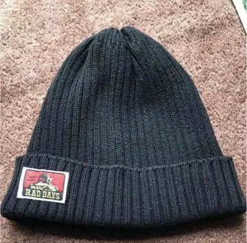 RADIALL 블랙 니트 모자