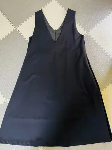 안미누 백 펄 점퍼 스커트