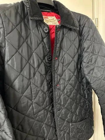 트래디셔널 웨더웨어 퀼팅 자켓 38 블랙