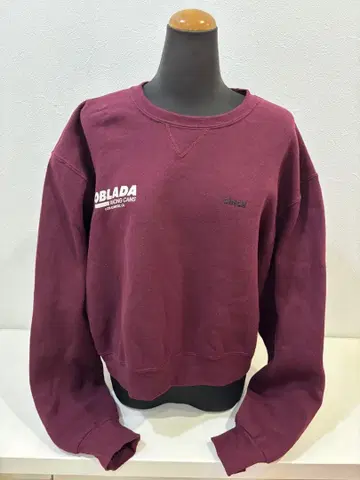 새상품급 Oblada 오블라다 CINCH 리메이크 맨투맨 풀오버 상의