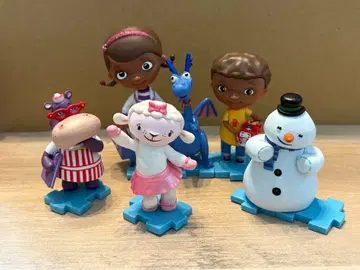 디즈니 닥터 장난감 닥터 프렌즈 피규어 세트 레어