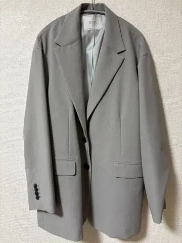 SLOBE IENA 드라이 폴리 박스 자켓 여성용 그레이 38