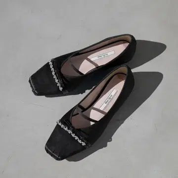 Mary Jane Crystal Ribbon Satin Flats