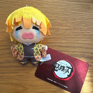 귀멸의 칼날 아즈마 젠이츠 울먹이는 얼굴 키링 마스코트