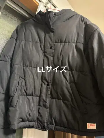 java 충전솜 페이크 다운 코트